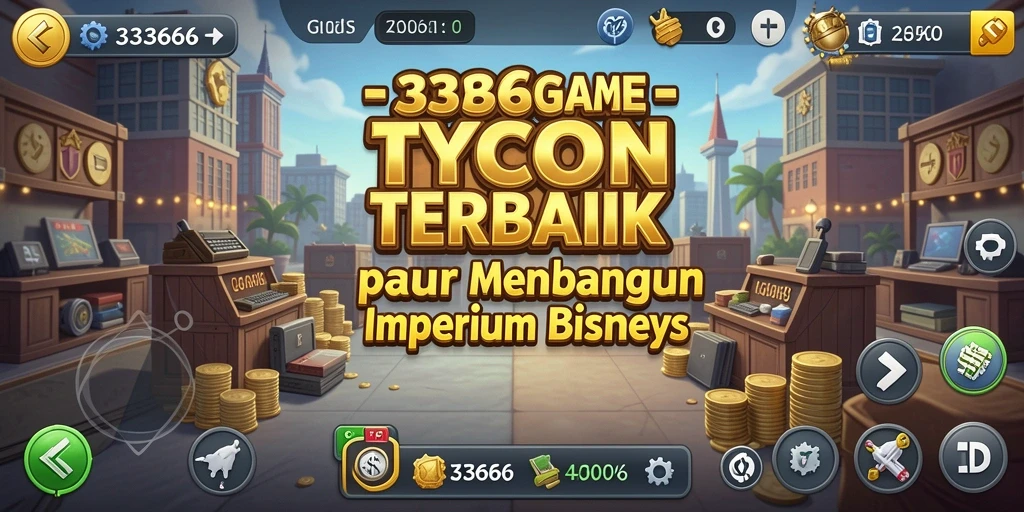 Screenshot gameplay 333666 menunjukkan strategi Tycoon yang menarik.
