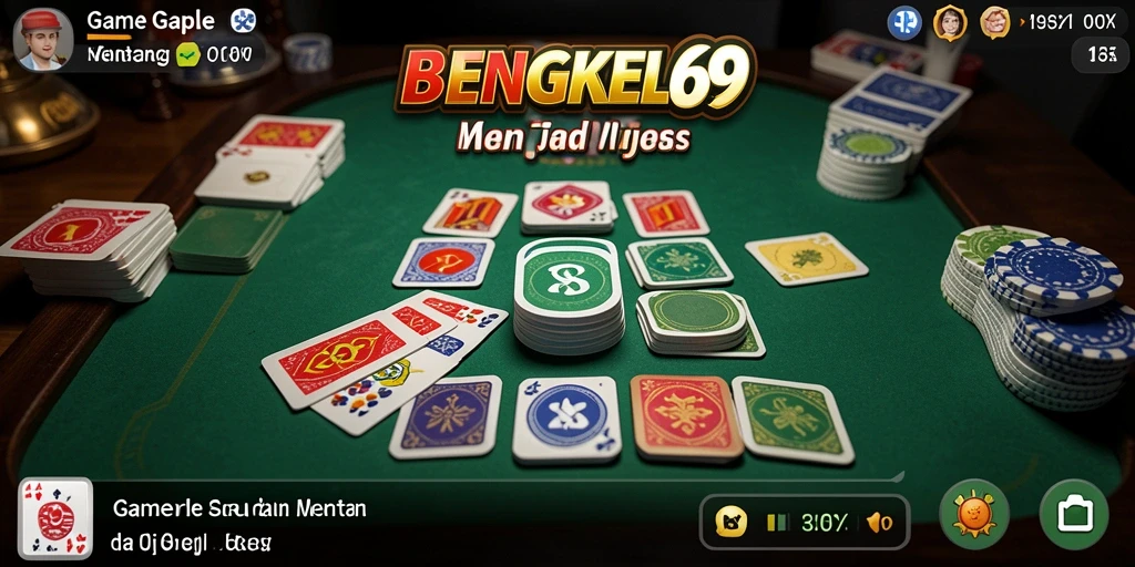 Tampilan gameplay seru di BENGKEL69 menunjukkan interaksi pemain.