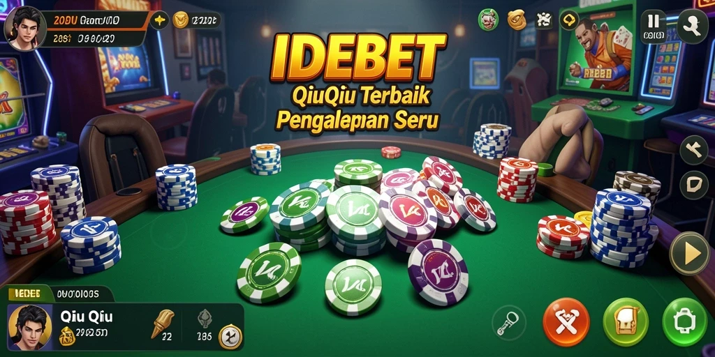 Gameplay seru QiuQiu di aplikasi IDEBET.