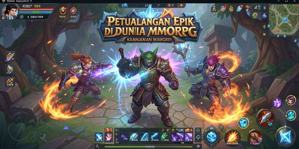 Gameplay KO857 yang menarik dan menonjolkan pertarungan epik.