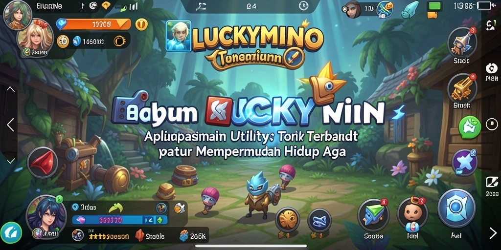 Tampilan antarmuka <strong>LUCKYMINO</strong> yang sederhana dan efisien.