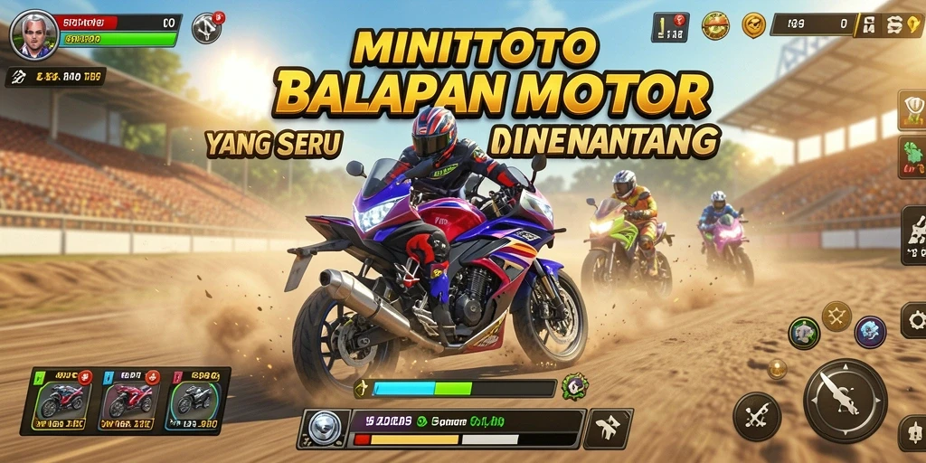 Tampilan aksi balapan motor yang mengasyikkan di MINITOTO.