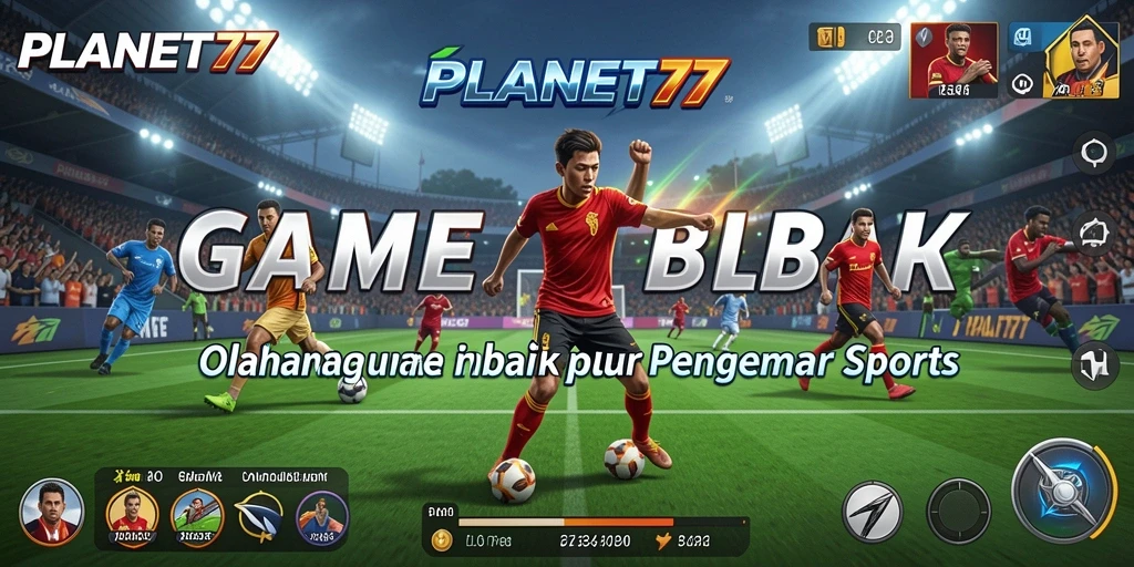 Tampilan gameplay menarik dalam PLANET77 dengan aksi olahraga seru.