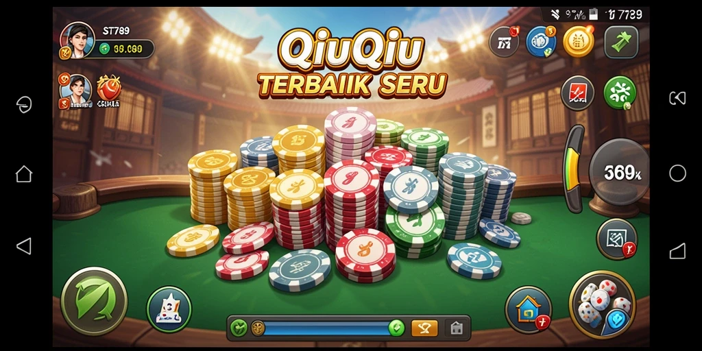 Tampilan gameplay QiuQiu yang seru di ST789.