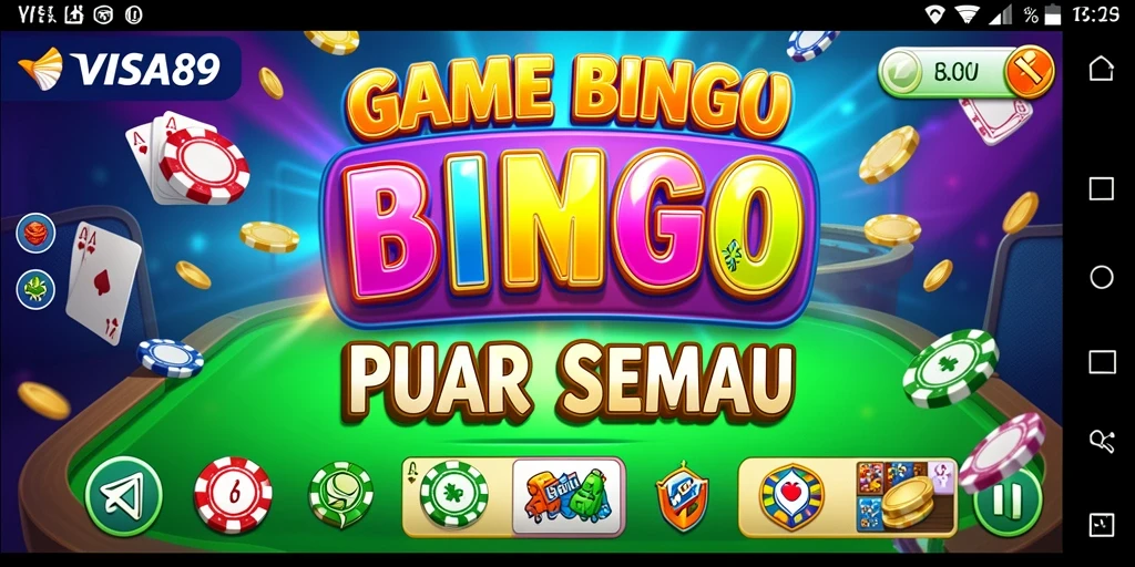 Tampilan menarik dari gameplay Bingo di VISA89 yang seru.